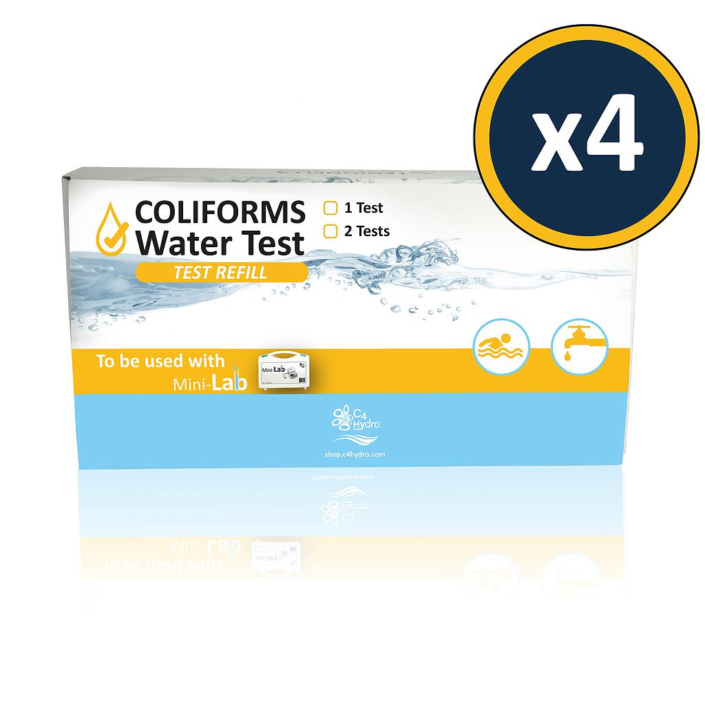 Coliforms Water Test - 4 test refill